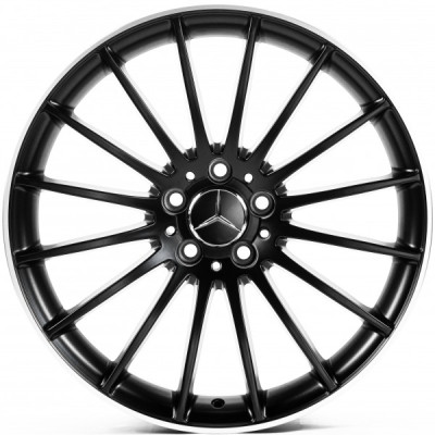 Автодиск R19 5X112 ET32 8,0J h66,6 Replica MR563 Satin Black Lip Polish