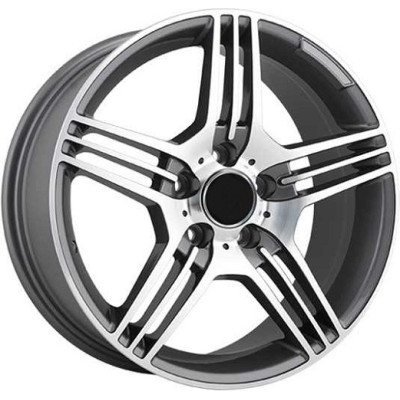 Автодиск R20 5X112 ET35 9,5J h66,6 Replica MR74 Gunmetal Machine Face