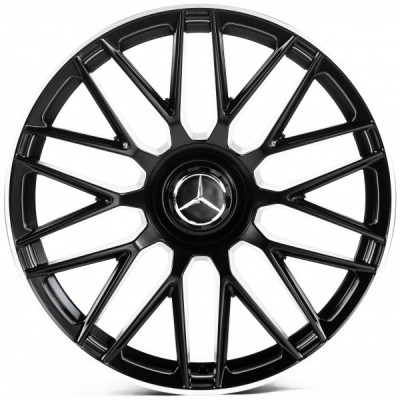 Автодиск R20 5X112 ET35,5 9,5J h66,45 Replica MR811 Satin Black Lip Polish