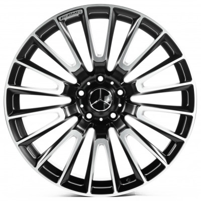 Автодиск R22 5X130 ET36,1 10,0J h84,1 Replica MR82 Matt Black Machined Face
