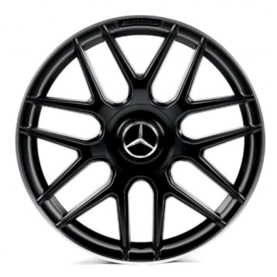 Автодиск R19 5X112 ET43 9,5J h66,45 Replica MR933 Matt Black Lip Polish