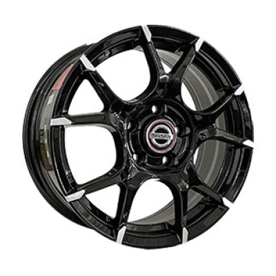 Автодиск R16 5X114,3 ET40 6,5J h66,1 Replica NS536 BKF Wheel LA