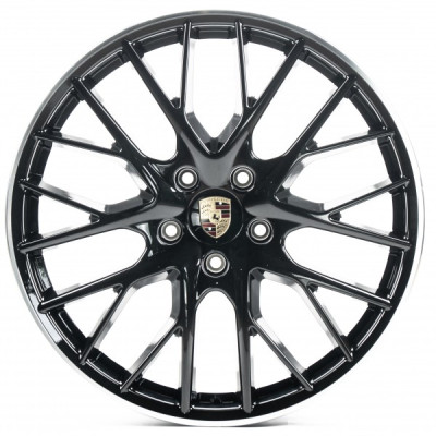 Автодиск R21 5X130 ET71 9,5J h71,6 Replica PR03 Gloss Black Machined Lip