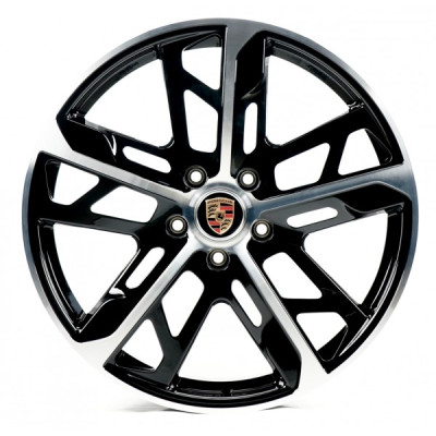 Автодиск R21 5X130 ET60 9,5J h71,56 Replica PR1962 GLOOS BLACK MACHINED FACE