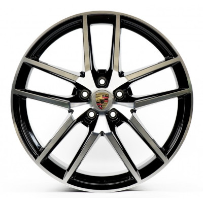 Автодиск R20 5X112 ET26 9,0J h66,5 Replica PR590 Gloss Black Machined Face