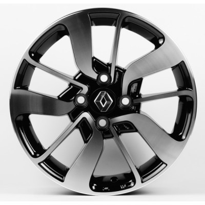 Автодиск R16 4X100 ET36 6,5J h60,1 Replica RN1036 Gloss Black Machined Face