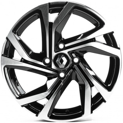 Автодиск R15 4X100 ET38 6,0J h60,1 Replica RN15546 Gloss Black Machined Face