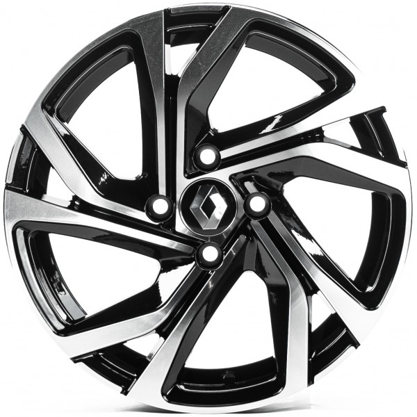 Автодиск R15 4X100 ET38 6,0J h60,1 Replica RN15546 Gloss Black Machined Face