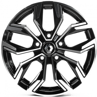 Автодиск R16 5X114,3 ET38 6,5J h66,1 Replica RN16815 Gloss Black Machined Face