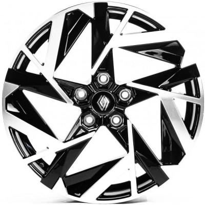 Автодиск R18 5X114,3 ET45 7,0J h66,1 Replica RN18877 Gloss Black Machined Face