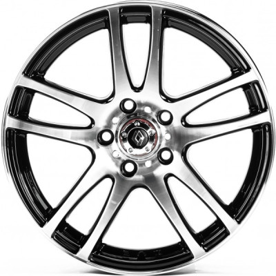 Автодиск R17 5X114,3 ET43 7,0J h66,1 Replica RN5099 Gloss Black Machined Face