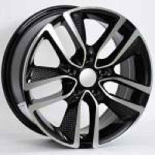 Автодиск R16 5X114,3 ET45 7,0J h73,1 Replica RN5218 Black Machine Face