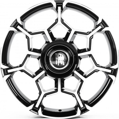Автодиск R22 5X112 ET19 8,5J h66,5 Replica RR002 Gloss Black Machined Face
