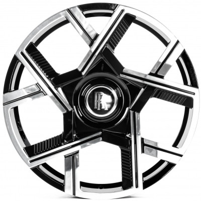 Автодиск R23 5X112 ET30 9,0J h66,6 Replica RR2916 Gloss Black Machined Face