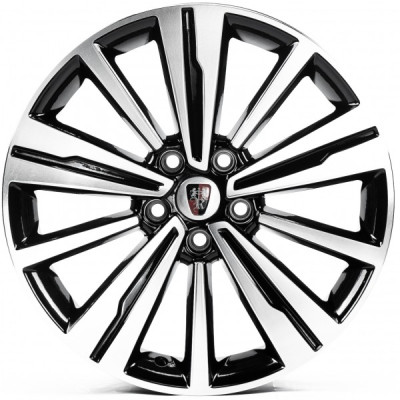Автодиск R18 5X112 ET41 7,5J h57,1 Replica Roewe686 Black Machined Face
