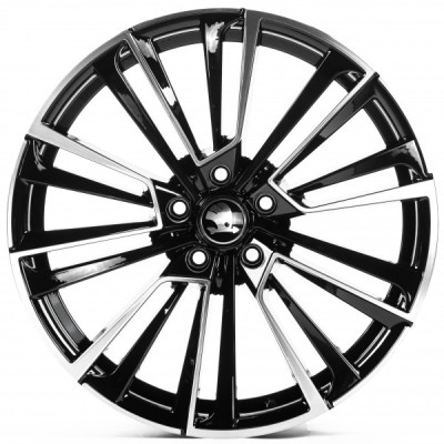 Автодиск R19 5X112 ET43 8,0J h57,1 Replica SK0361 Black Machined Face