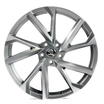 Автодиск R20 5X112 ET38 8,5J h57,1 Replica SK5635 Satin Gray Machined Face