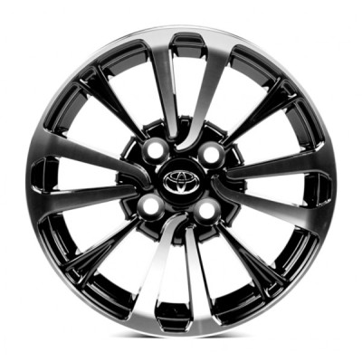 Автодиск R14 4X100 ET40 5,5J h54,1 Replica TY0360 Black Machined Face