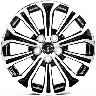 Автодиск R15 5X100 ET40 6,0J h54,1 Replica TY1091 Black Machined Face