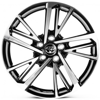 Автодиск R18 5X114,3 ET50 8,0J h60,1 Replica TY3136 Black Machined Face