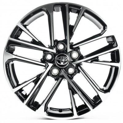 Автодиск R18 5X114,3 ET50 8,0J h60,1 Replica TY3214 Black Machined Face