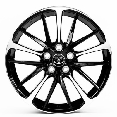 Автодиск R18 5X114,3 ET50 8,0J h60,1 Replica TY3215 Black Machined Face