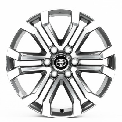 Автодиск R20 6X139,7 ET25 8,5J h106,1 Replica TY3270 Gun Metal Machined Face