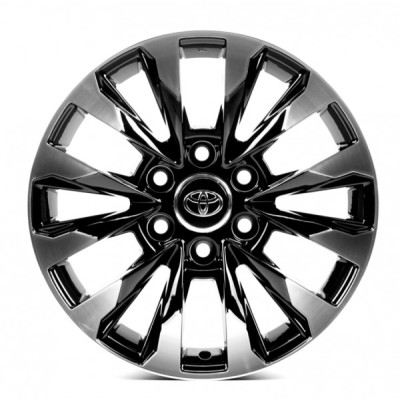 Автодиск R18 6X139,7 ET25 8,0J h106,1 Replica TY880 Black Machined Face