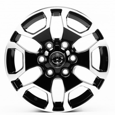 Автодиск R17 6X139,7 ET25 7,5J h106,2 Replica TY963 Black Machined Face