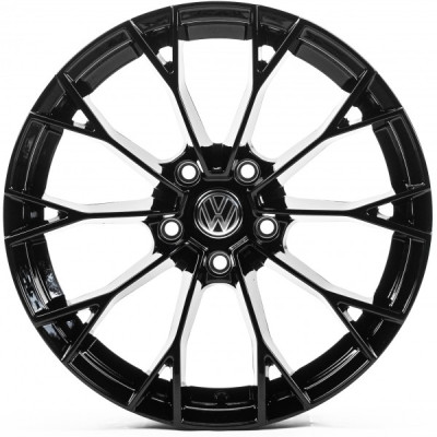 Автодиск R17 5X112 ET42 7,0J h57,1 Replica VV17686 Gloss Black