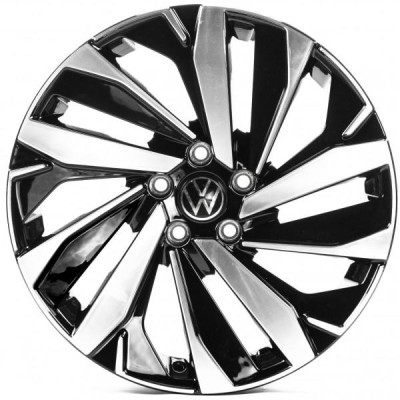 Автодиск R18 5X112 ET44 8,0J h57,1 Replica VV18423 Gloss Black Machined Face