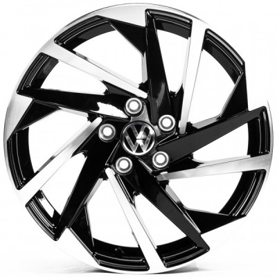 Автодиск R17 5X112 ET35 7,5J h57,1 Replica VV3280 Black Machined Face