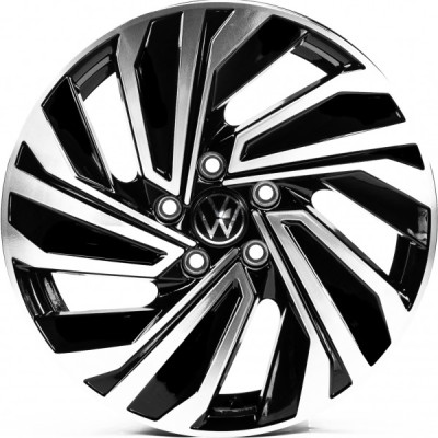 Автодиск R17 5X112 ET46 7,0J h57,1 Replica VV3307 Black Machined Face