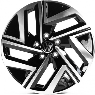 Автодиск R17 5X112 ET46 7,0J h57,1 Replica VV3308 Black Machined Face