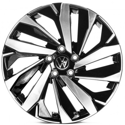 Автодиск R18 5X112 ET44 8,0J h57,1 Replica VV3324 Black Machined Face