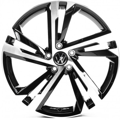 Автодиск R19 5X112 ET35 8,5J h57,1 Replica VV3394 Gloss Black Machined Face