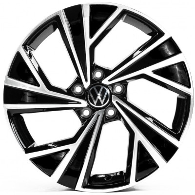 Автодиск R18 5X112 ET44 8,0J h57,1 Replica VV3484 Black Machined Face