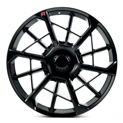 Автодиск R21 5X108 ET40 8,5J h63,4 Replica ZE3165 Matte Black Red