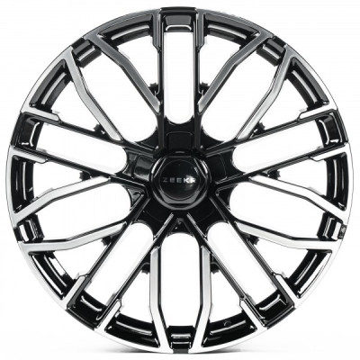 Автодиск R19 5X108 ET40 8,0J h63,4 Replica ZE3166 Black Machined Face