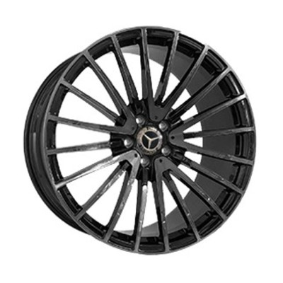 Автодиск R21 5X112 ET48,1 10,0J h66,56 Rim&Tires MR(W223) Gloss Black Machined Face