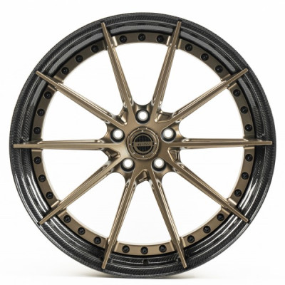 Автодиск R20 5X112 ET30 11,0J h66,5 WS Forged WS-007C Carbon Lip Satin Bronze