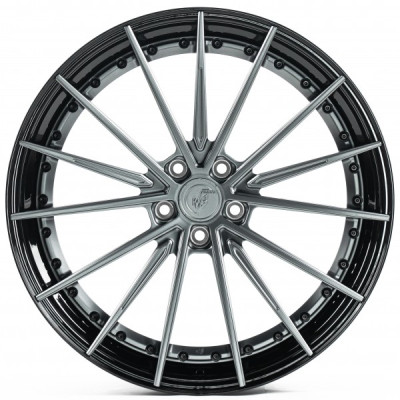 Автодиск R21 5X112 ET25 9,5J h66,45 WS Forged WS-039C Satin Grey Lip Gloss Black