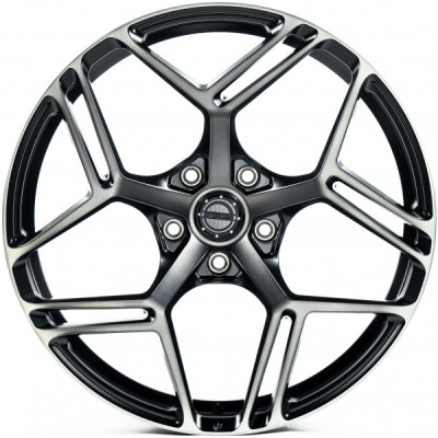 Автодиск R21 5X130 ET39 10,0J h66,5 WS Forged WS-060C Satin Black Dark Machind Face