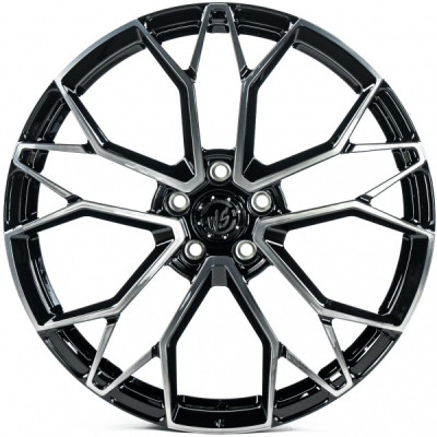 Автодиск R20 5X112 ET46 8,5J h57,1 WS Forged WS-070C Gloss Black Dark Machined Face