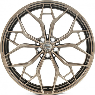 Автодиск R22 5X112 ET43 10,5J h66,5 WS Forged WS-072C Satin Bronze Milling Black Rim