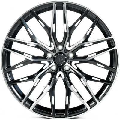 Автодиск R22 5X112 ET43 11,5J h66,5 WS Forged WS-074C Satin Black Dark Machind Face
