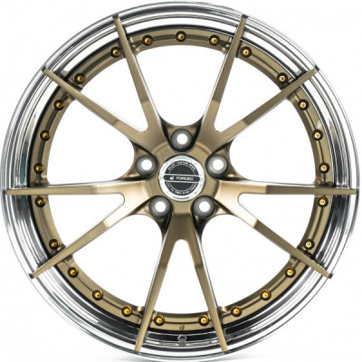 Автодиск R20 5X112 ET10 10,5J h66,5 WS Forged WS-083C Satin Bronze Lip Polish