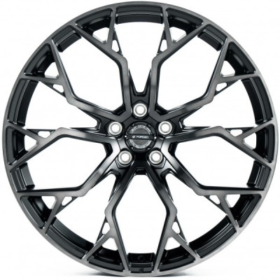 Автодиск R21 5X112 ET28 10,0J h66,5 WS Forged WS-095C Satin Black Dark Machind Face