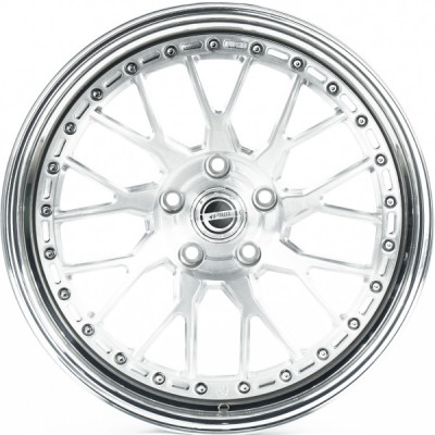 Автодиск R19 5X120 ET28 10,0J h72,5 WS Forged WS-102C Brushed Silver Lip Polis