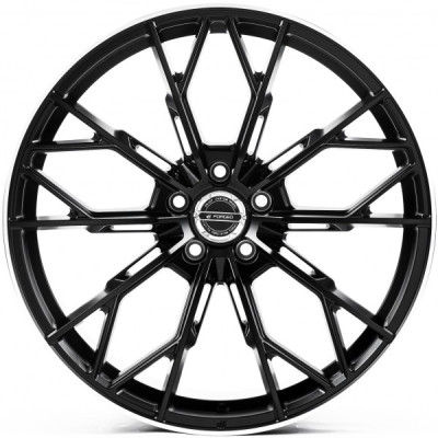 Автодиск R20 5X112 ET55 10,0J h66,45 WS Forged WS-126C SATIN BLACK LIP POLISH FORGED